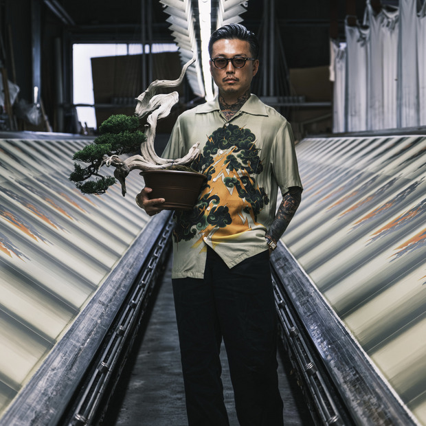 RAIUN-MATSU collaboration with Aloha Blossom -Short sleeve- 詳細画像